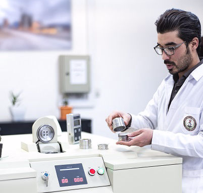 Main production machineries and equipment have been selected among the modern European brands e.g. Hazemug and Loesche from Germany. AWCC laboratory equipments are the most efficient and modern QC units of the country. 